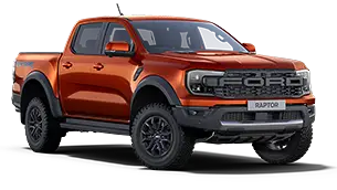Oranger Ford Ranger Raptor – leistungsstarker Pickup mit Offroad-Kompetenz bei Reichert Automobile in Dettingen an der Erms